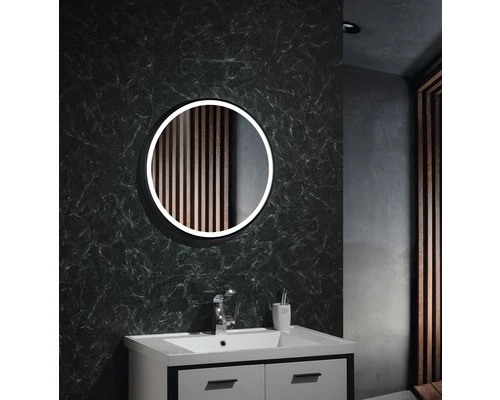 LED Lichtspiegel Black Circular Ø60 Cm 6 LED Lichtspiegel Black Circular Ø60 Cm - Afbeelding 4