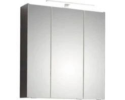 PELIPAL Spiegelkast Capri Met LED Verlichting 65 Cm Grijs