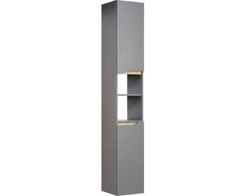 PELIPAL Hoge Kast Capri 185,5x30 Cm Grijs 3 PELIPAL Hoge Kast Capri 185,5x30 Cm Grijs