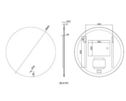 LED Lichtspiegel Lotis Ø80 Cm Anti-condens 5 LED Lichtspiegel Lotis Ø80 Cm Anti-condens -HORNBACH shop DV 8 10218814 02 4c NL 20200529081756