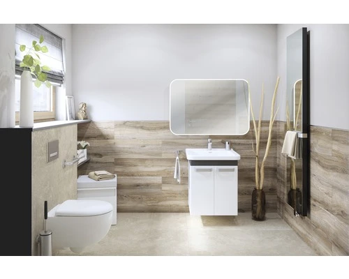 LED Lichtspiegel Silver Juno 100x70 Cm 6 LED Lichtspiegel Silver Juno 100x70 Cm - Afbeelding 4