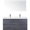 Badkamermeubelset Porto 120 Cm 2 Laden Keramische Wastafel Incl. Spiegel Met Verlichting Beton Antraciet 1 Badkamermeubelset Porto 120 Cm 2 Laden Keramische Wastafel Incl. Spiegel Met Verlichting Beton Antraciet -HORNBACH shop DV 8 10242819 01 4c DE 20191207011022