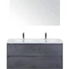 Badkamermeubelset Porto 120 Cm 2 Laden Keramische Wastafel Incl. Spiegel Beton Antraciet -HORNBACH shop DV 8 10242836 01 4c DE 20191207211653
