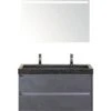 Badkamermeubelset Dante 100 Cm Natuurstenen Wastafel 2 Kraangaten Incl. Spiegel Met Verlichting Beton Antraciet 1 Badkamermeubelset Dante 100 Cm Natuurstenen Wastafel 2 Kraangaten Incl. Spiegel Met Verlichting Beton Antraciet -HORNBACH shop DV 8 10245639 01 4c DE 20191210194715