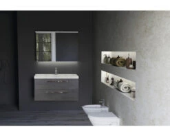 Badkamermeubelset Seville 120 Cm Keramische Wastafel Model 1 Incl. Spiegelkast Beton Antraciet -HORNBACH shop DV 8 10247109 03 4c NL 20221220084754 2