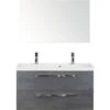 Badkamermeubelset Seville 100 Cm Kunststeen Wastafel 2 Kraangaten Incl. Spiegel Beton Antraciet 1 Badkamermeubelset Seville 100 Cm Kunststeen Wastafel 2 Kraangaten Incl. Spiegel Beton Antraciet -HORNBACH shop DV 8 10247157 01 4c DE 20191225102758