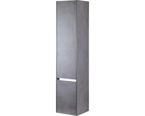 Hoge Kast Dante 160x35 Cm Beton Antraciet 4 Hoge Kast Dante 160x35 Cm Beton Antraciet - Afbeelding 2