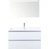 Badkamermeubelset Vogue 100 Cm 1 Kraangat Incl. Spiegel Met Verlichting Wit Hoogglans -HORNBACH shop DV 8 10274109 01 4c DE 20200305051755