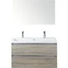 Badkamermeubelset Vogue 100 Cm 2 Kraangaten Incl. Spiegel Grijs Eiken 2 Badkamermeubelset Vogue 100 Cm 2 Kraangaten Incl. Spiegel Grijs Eiken -HORNBACH shop DV 8 10274147 01 4c DE 20200305051755