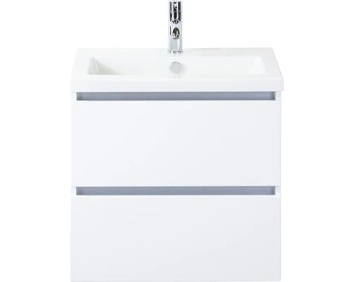 Badkamermeubelset Vogue 60 Cm Incl. Spiegelkast Dubbelzijdig Gespiegeld Wit Hoogglans 3 Badkamermeubelset Vogue 60 Cm Incl. Spiegelkast Dubbelzijdig Gespiegeld Wit Hoogglans