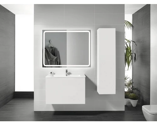 LED Lichtspiegel Mia 70x80 Cm 5 LED Lichtspiegel Mia 70x80 Cm - Afbeelding 3