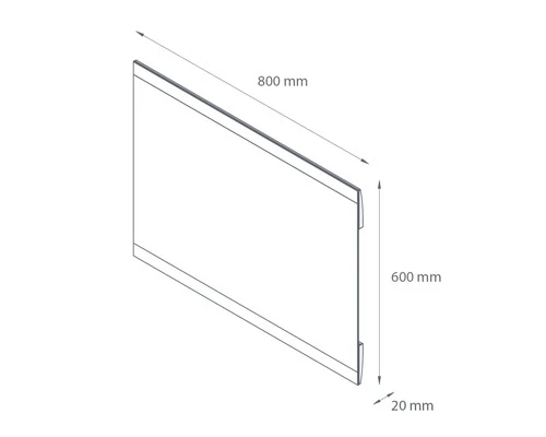 LED Lichtspiegel Emma 60x80 Cm 11 LED Lichtspiegel Emma 60x80 Cm - Afbeelding 9