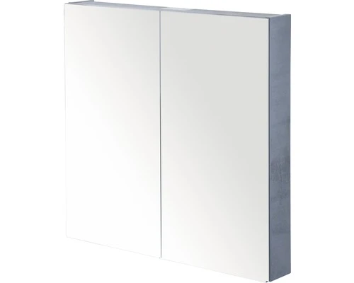 Spiegelkast 70 Cm Dubbelzijdig Gespiegeld Beton Antraciet 3 Spiegelkast 70 Cm Dubbelzijdig Gespiegeld Beton Antraciet