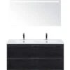 Badkamermeubelset Porto 120 Cm 2 Laden Keramische Wastafel Incl. Spiegel Met Verlichting Black Oak 2 Badkamermeubelset Porto 120 Cm 2 Laden Keramische Wastafel Incl. Spiegel Met Verlichting Black Oak -HORNBACH shop DV 8 10334683 03 4c NL 20210222001141