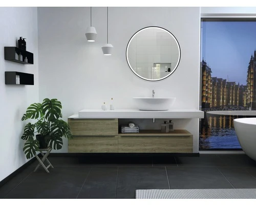 LED Lichtspiegel Black Circular Ø100 Cm 4 LED Lichtspiegel Black Circular Ø100 Cm - Afbeelding 2