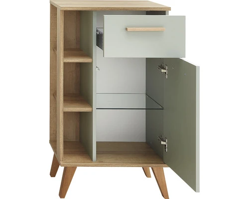 PELIPAL Onderkast Salvie 50,5x89,5x33 Cm 4 PELIPAL Onderkast Salvie 50,5x89,5x33 Cm - Afbeelding 2