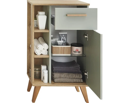 PELIPAL Onderkast Salvie 50,5x89,5x33 Cm 5 PELIPAL Onderkast Salvie 50,5x89,5x33 Cm - Afbeelding 3