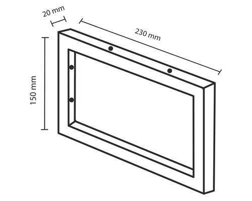 Ophangbeugel Fontein RVS 23x15 Cm 2 St 4 Ophangbeugel Fontein RVS 23x15 Cm 2 St - Afbeelding 2