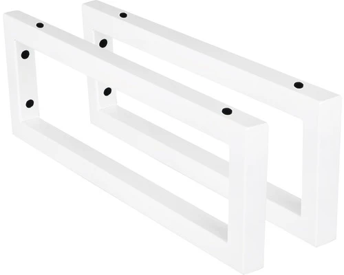 Ophangbeugel Wastafel Wit 44x15 Cm 2 St 4 Ophangbeugel Wastafel Wit 44x15 Cm 2 St - Afbeelding 2