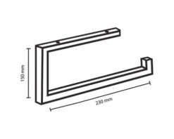 Handdoekhouder Voor Wastafelblad 23x15 Cm Mat Zwart -HORNBACH shop DV 8 10358920 02 4c DE 20221223114754
