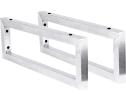 Ophangbeugel Wastafel Chroom 44x15 Cm 2 St