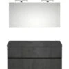 PELIPAL Badkamermeubelset Napoli 120 Cm Incl. Spiegel Met Verlichting En Bovenblad Oxid Donkergrijs -HORNBACH shop DV 8 10361410 01 4c NL 20201127053939