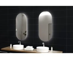 SANOX LED Lichtspiegel Oval 40x100 Cm