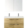 Badkamermeubelset Seville 100 Cm Kunststeen Wastafel 2 Kraangaten Incl. Spiegelkast Natuur Eiken 1 Badkamermeubelset Seville 100 Cm Kunststeen Wastafel 2 Kraangaten Incl. Spiegelkast Natuur Eiken -HORNBACH shop DV 8 10396189 01 4c NL 20210712092818