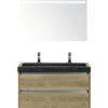 Badkamermeubelset Dante 100 Cm Natuurstenen Wastafel 2 Kraangaten Incl. Spiegel Met Verlichting Natuur Eiken 2 Badkamermeubelset Dante 100 Cm Natuurstenen Wastafel 2 Kraangaten Incl. Spiegel Met Verlichting Natuur Eiken -HORNBACH shop DV 8 10396208 01 4c NL 20210219111801