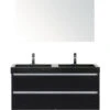 Badkamermeubelset Dante 120 Cm Natuurstenen Wastafel 2 Kraangaten Incl. Spiegel Black Oak -HORNBACH shop DV 8 10396211 01 4c NL 20210219111801
