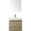 Badkamermeubelset Seville 60 Cm Kunststeen Wastafel Incl. Spiegelkast Natuur Eiken -HORNBACH shop DV 8 10396225 01 4c NL 20210712094119