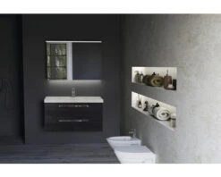 Badkamermeubelset Seville 120 Cm Keramische Wastafel Incl. Spiegel Black Oak -HORNBACH shop DV 8 10396377 02 4c NL 20221219051656 4