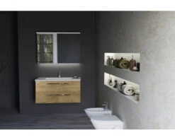 Badkamermeubelset Seville 120 Cm Keramische Wastafel Incl. Spiegel Natuur Eiken -HORNBACH shop DV 8 10396392 02 4c NL 20221219051656 3