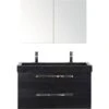 Badkamermeubelset Seville 100 Cm Natuurstenen Wastafel 2 Kraangaten Incl. Spiegelkast Black Oak -HORNBACH shop DV 8 10396425 01 4c NL 20210130214659