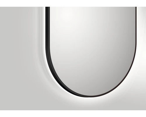 LED Lichtspiegel Black Oval 60x100 Cm 8 LED Lichtspiegel Black Oval 60x100 Cm - Afbeelding 6