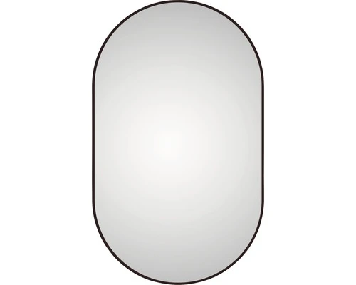 LED Lichtspiegel Black Oval 60x100 Cm 3 LED Lichtspiegel Black Oval 60x100 Cm