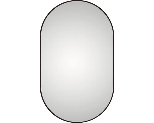 Spiegel Black Oval 60x100 Cm 4 Spiegel Black Oval 60x100 Cm - Afbeelding 2