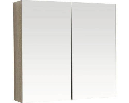 Spiegelkast Reno 75 Cm Eiken 3 Spiegelkast Reno 75 Cm Eiken