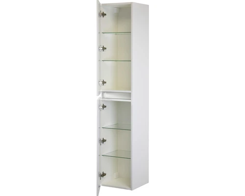 Hoge Kast Frozen 170x35 Cm Wit Hoogglans 3 Hoge Kast Frozen 170x35 Cm Wit Hoogglans