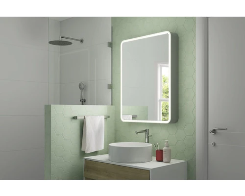 FOCCO Spiegelkast Met LED Verlichting Mia 60 Cm 13 FOCCO Spiegelkast Met LED Verlichting Mia 60 Cm - Afbeelding 11