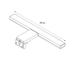 FOCCO LED Spiegelverlichting Esther 30x10,7 Cm Mat Zwart -HORNBACH shop DV 8 10536532 02 4c DE 20220208192438
