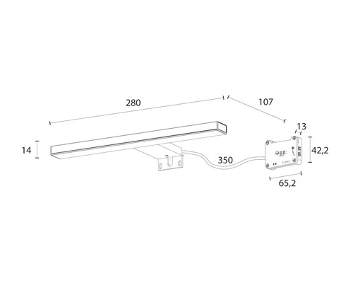 FOCCO LED Spiegelverlichting Esther 30x10,7 Cm Chroom 9 FOCCO LED Spiegelverlichting Esther 30x10,7 Cm Chroom - Afbeelding 7