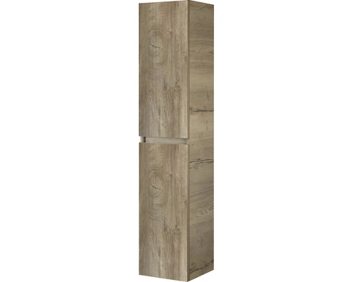 SANOX Hoge Kast Frozen 3D 170x35 Cm Grain Oak 3 SANOX Hoge Kast Frozen 3D 170x35 Cm Grain Oak