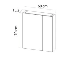 TIGER Spiegelkast S-line 70 X 60 Cm Eiken 7 TIGER Spiegelkast S-line 70 X 60 Cm Eiken -HORNBACH shop DV 8 10594418 01 4c NL 20220901221652