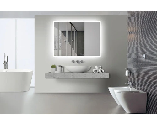 LED Lichtspiegel Silver Venus 80x60 Cm 5 LED Lichtspiegel Silver Venus 80x60 Cm - Afbeelding 3