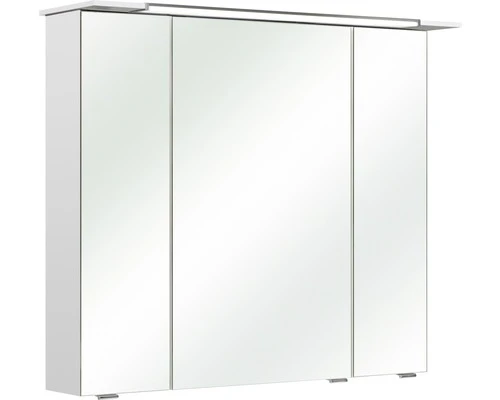 PELIPAL Spiegelkast Licasta II Met LED Verlichting 82 Cm Wit Hoogglans 3 PELIPAL Spiegelkast Licasta II Met LED Verlichting 82 Cm Wit Hoogglans