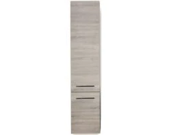 Hoge Kast Straight 160x35 Cm Grijs Eiken