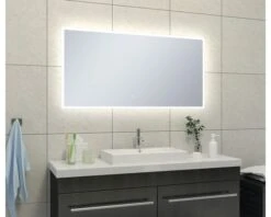 LED Lichtspiegel Quatro Condensvrij 120x60 Cm
