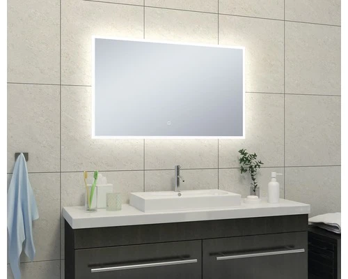 LED Lichtspiegel Square Condensvrij 100x60 Cm 3 LED Lichtspiegel Square Condensvrij 100x60 Cm