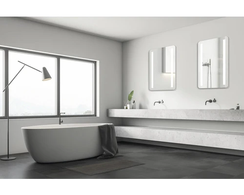 LED Lichtspiegel Chrystal Fairy 45x70 Cm 5 LED Lichtspiegel Chrystal Fairy 45x70 Cm - Afbeelding 3